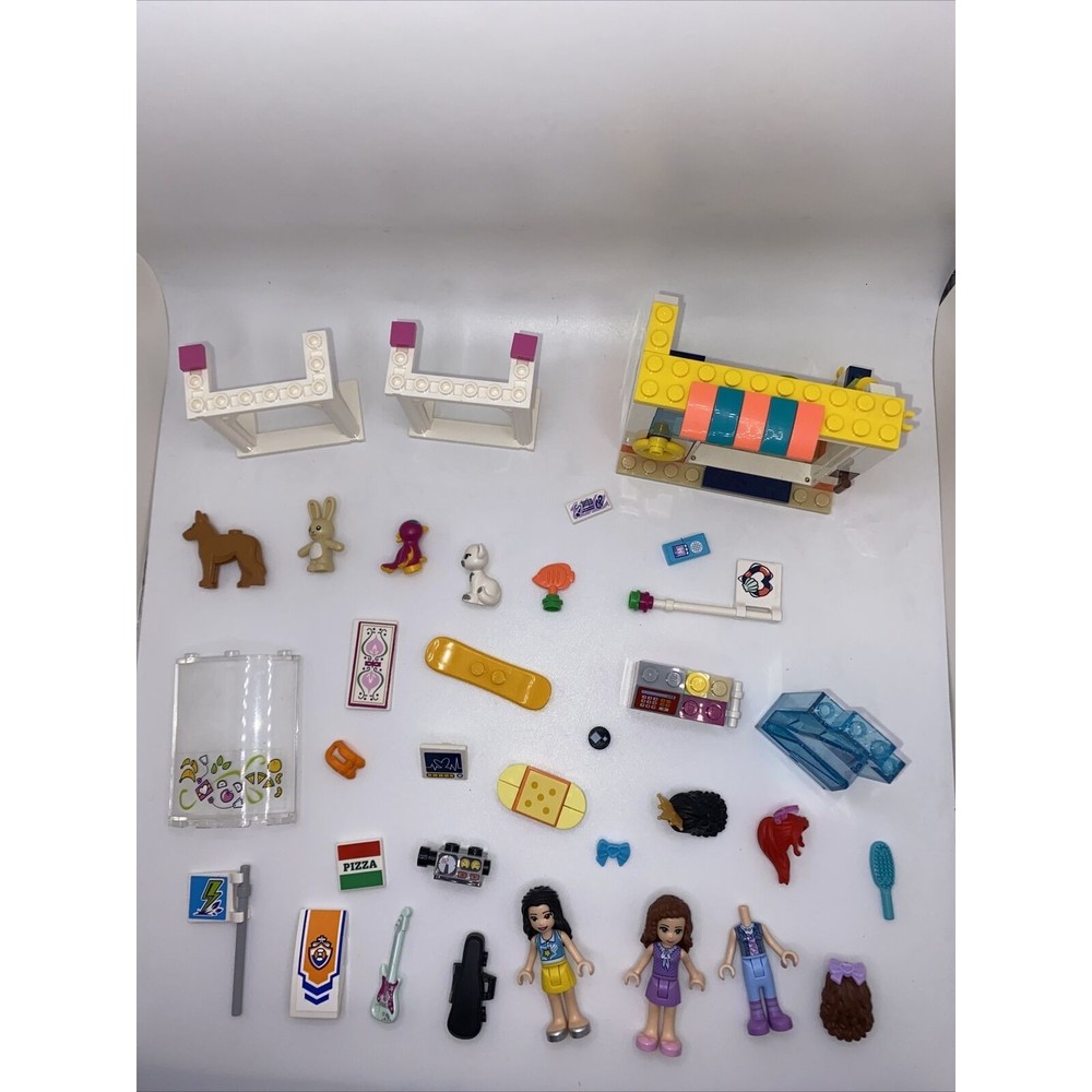 Lego Minifigure Doll Friends Hair Beach Animal Dog Bird Rabbit Cat Lot Pieces
